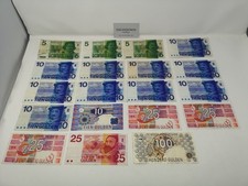 Netherlands 5, 10, 25 and 100 Gulden Banknotes Circulated Dutch Guilder Notes325