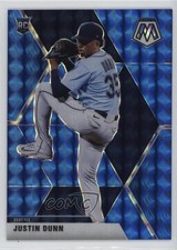 2020 Panini Chronicles Mosaic Blue Prizm 18/99 Justin Dunn #51 8y6