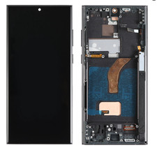 OLED For Samsung Galaxy S22 Ultra 5G SM-S908U LCD Screen Touch Digitizer Frame