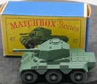 AW701 MATCHBOX SERIE LESNEY 1/86 SALADIN ARMOURED CAR 6X6 TANK MILITAIRE Ref 67