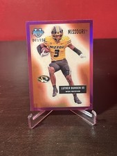 2024 Bowman Chrome University Luther Burden 1955 Throwback Fuchsia Prizm /150