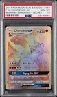 2017 POKEMON SUN & MOON BURNING SHADOWS SECRET #150 FULL ART/CHARIZARD GX PSA 10