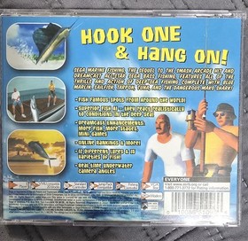 SEGA Sega Marine Fishing Sega Dreamcast Sports NTSC-U/C 2000 Manual Included