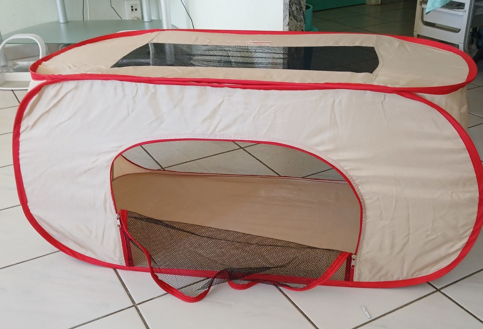 Cage d'exposition chat ou petit chien 1 mètre grand confort pour éleveur