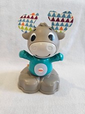 Fisher Price Linkimals Interactive Educational Musical Moose Tested Works Great