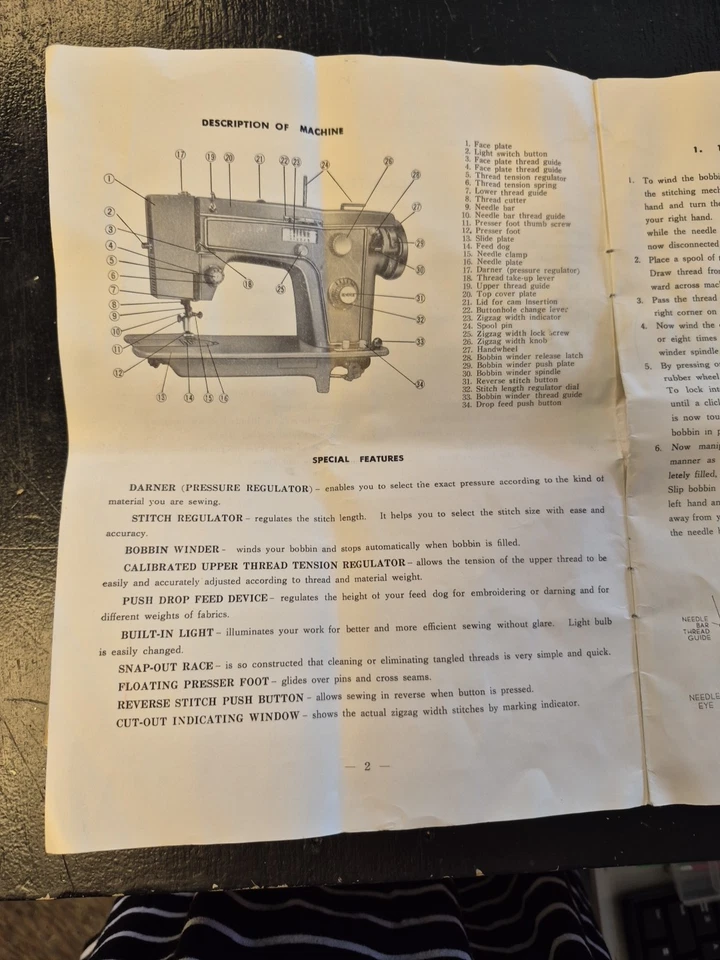 máquina de coser manual kenmore Foto 4 de 4