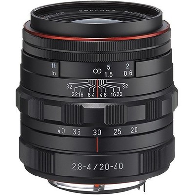 Pentax HD DA Objektiv 20 40 mm f/2,8 4 ED limitiert DC WR (schwarz)