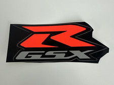 Suzuki Racing GSX-R Decal Sticker GSXR 750 600 1000 Motorcycle Orange Black 6.5"