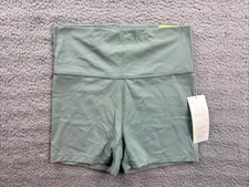 All in Motion Bike Shorts Womens Medium Green Everyday Soft Ultra High Rise