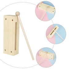 Percussion Musical Instrument Wood Block Rhythm for Kids with Mallet