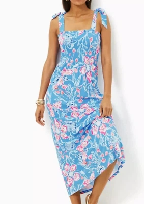Lilly Pulitzer Kailua Maxi Dress Bahamian Rhapsody Multi Floral XL;NWT - Image 1 of 4