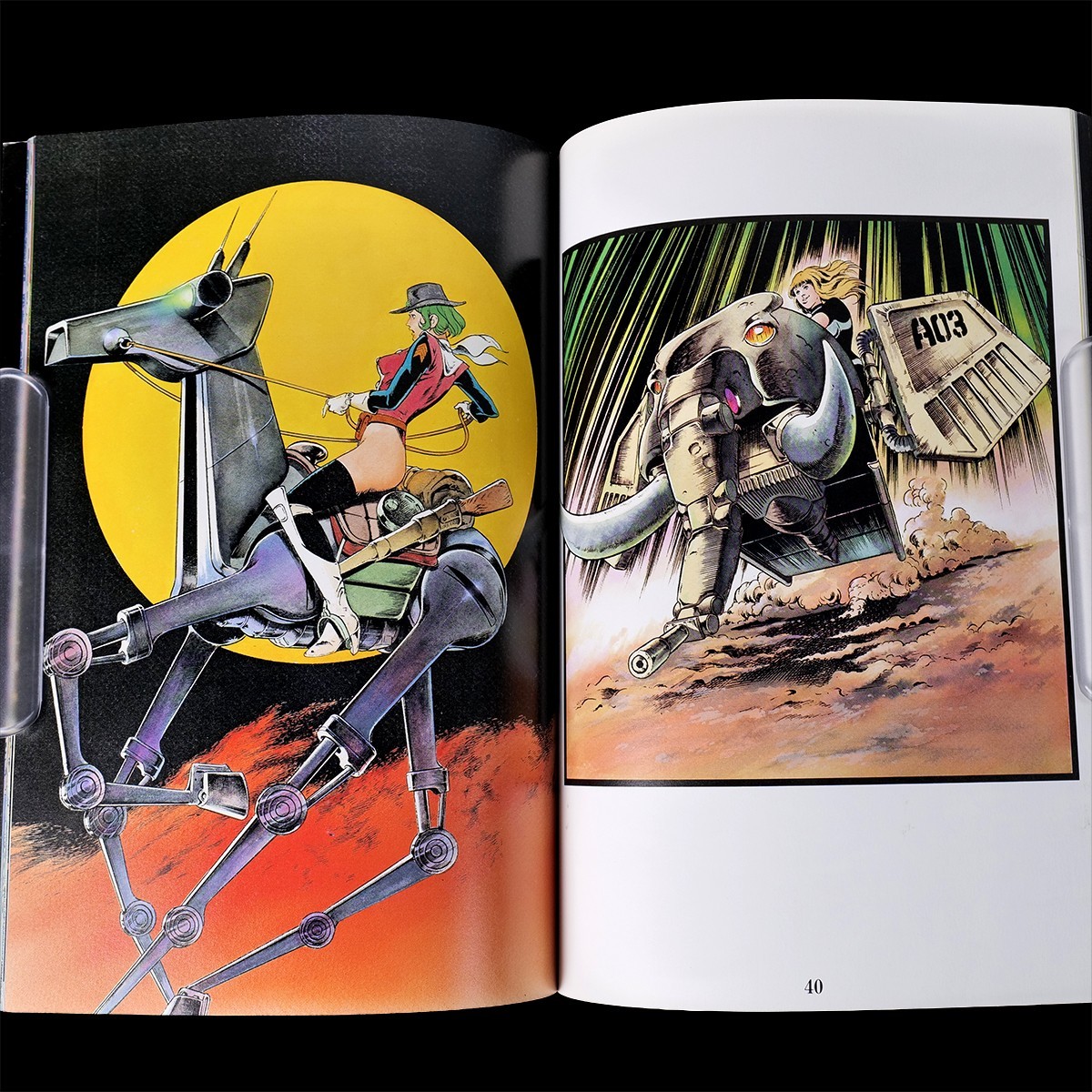 COBRA GIRLS - Buichi Terasawa Illustration Art Book 1988 Space