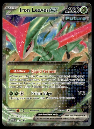 Pokémon TCG Scarlet & Violet Black Star Promos Iron Leaves SVPEN128