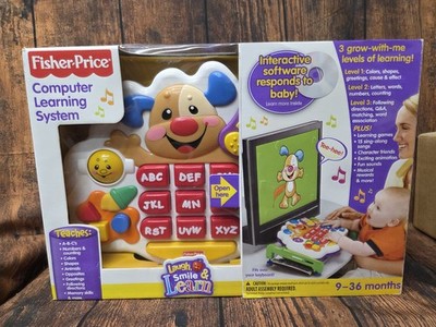 Fisher Price Computer Learning System 9- 36 Months New ABC Laugh Smile Learn 