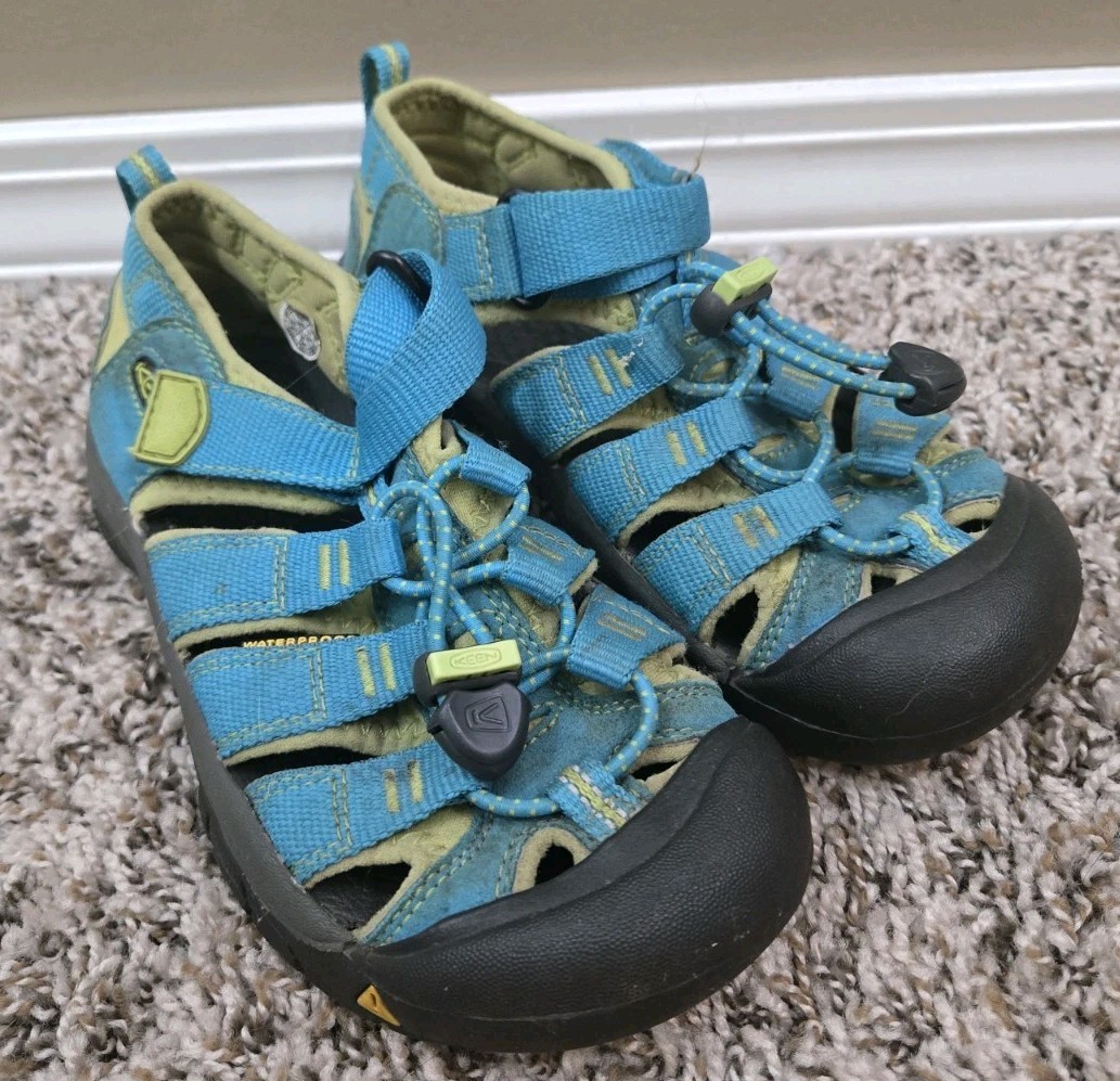Sandalo pescatore bambino KEEN blu verde taglia 1 outdoor impermeabile sport acquatici