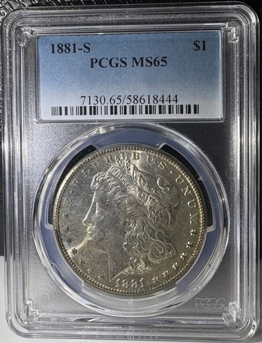 1881-S $1 Morgan Dollar PCGS MS65 (444)