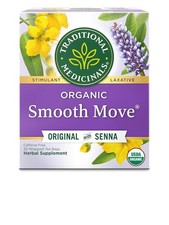 Organic Smooth Move Tea Original W/ Senna Helps Relieve Constipation Overnight
