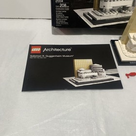 Lego Architecture Solomon R. Guggenheim Museum 21004 Complete Box Manual