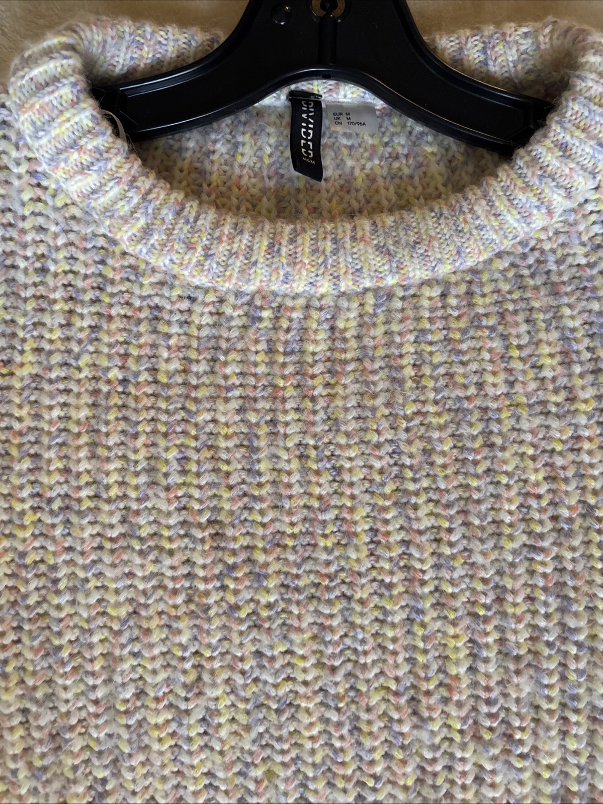 DIVIDED Multicolor Knit Pullover Sweater Women's … - image 2