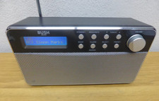 Bush DAB FM Portable Stereo Radio NE-6211 Black Tested Working GWO