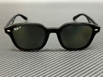 RAY BAN RB4458D 601 9A Black Green Polarized Unisex 65 mm