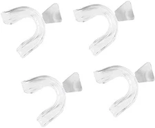 4PCS Silicone Mouth Guard Night Sleep Teeth Clenching Grinding Dental Bite US