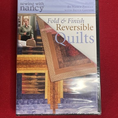 Sewing with Nancy: Fold & Finish Reversible Quilts DVD DIY Instructional NEW