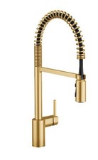 MOEN one-handle pre-rinse spring pulldown kitchen faucet 5923BG