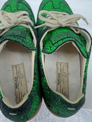 Maison Margiela GAT Low Cracked Paint size 43 (US10) made in Italy