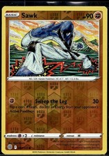 Sawk 081/172 Common Brilliant Stars Pokemon Reverse Holo Near Mint B10G10