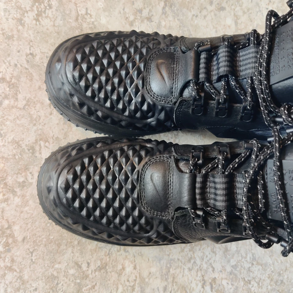 Nike Lunar Force 1 зимние Duckboot AA0283-001 тройной черный туфли женский размер 6,5 - Изображение 4 из 4