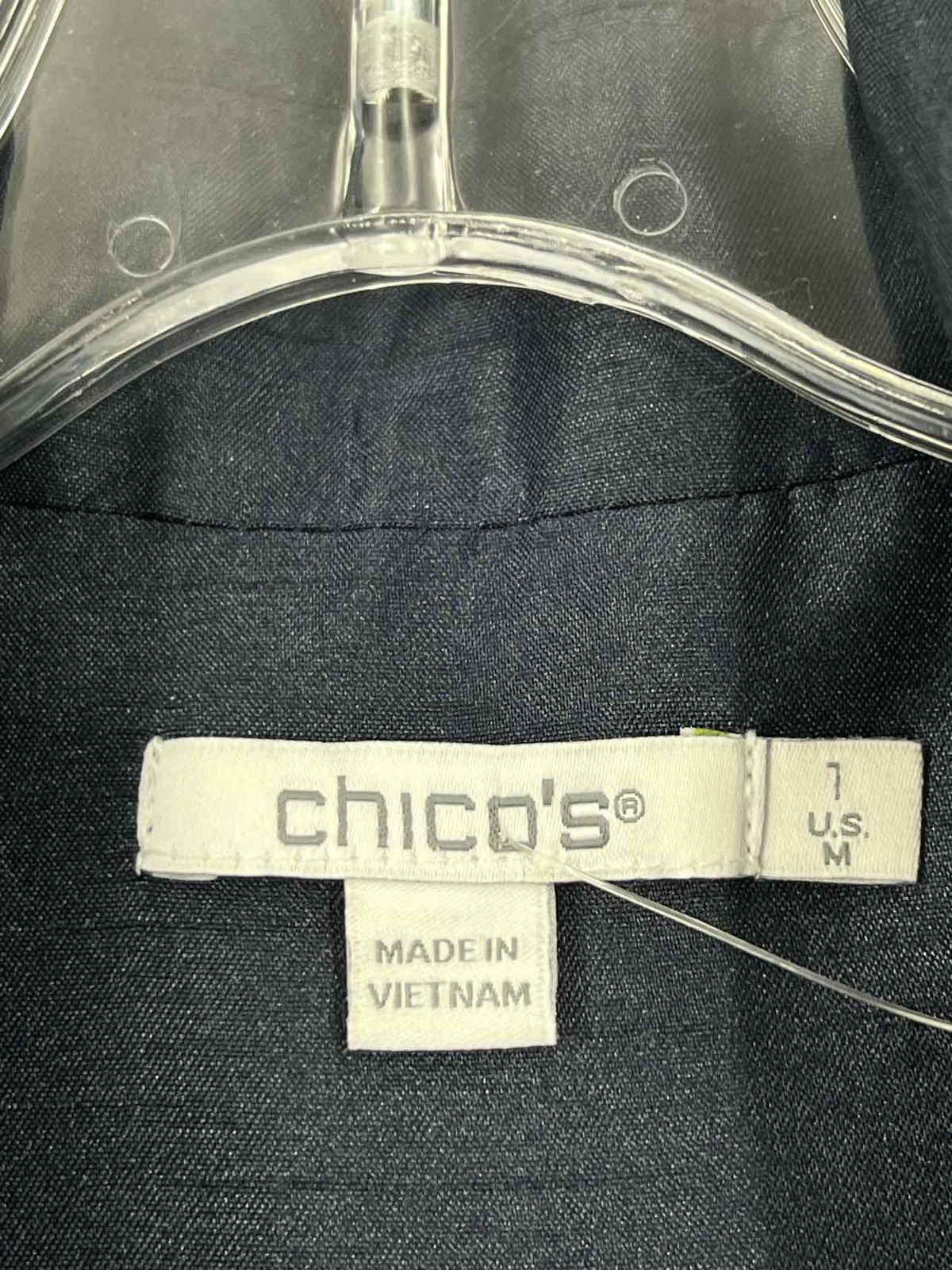 Chico's Size 1 Navy Solid NB Blazer - image 2