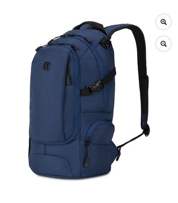 Swiss Gear Backpack AirFlow City Pack Blue Narrow Daypack Compact Carry