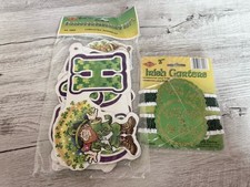 St Patrick  s Day Banner And Garters New