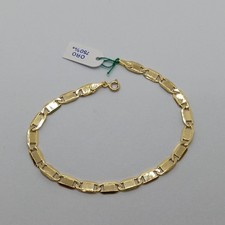 BRACCIALE DA UOMO A MAGLIA GRUMETTA IN ORO GIALLO 18KT 4,35 GRAMMI (8444)