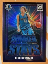 2024-25 Panini Donruss Optic Winner Stays Dirk Nowitzki #13 PURPLE PRIZM