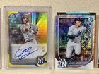 New York Yankees Rookie Auto Card LOT - Aaron Judge, Anthony Volpe, Bowman Gold