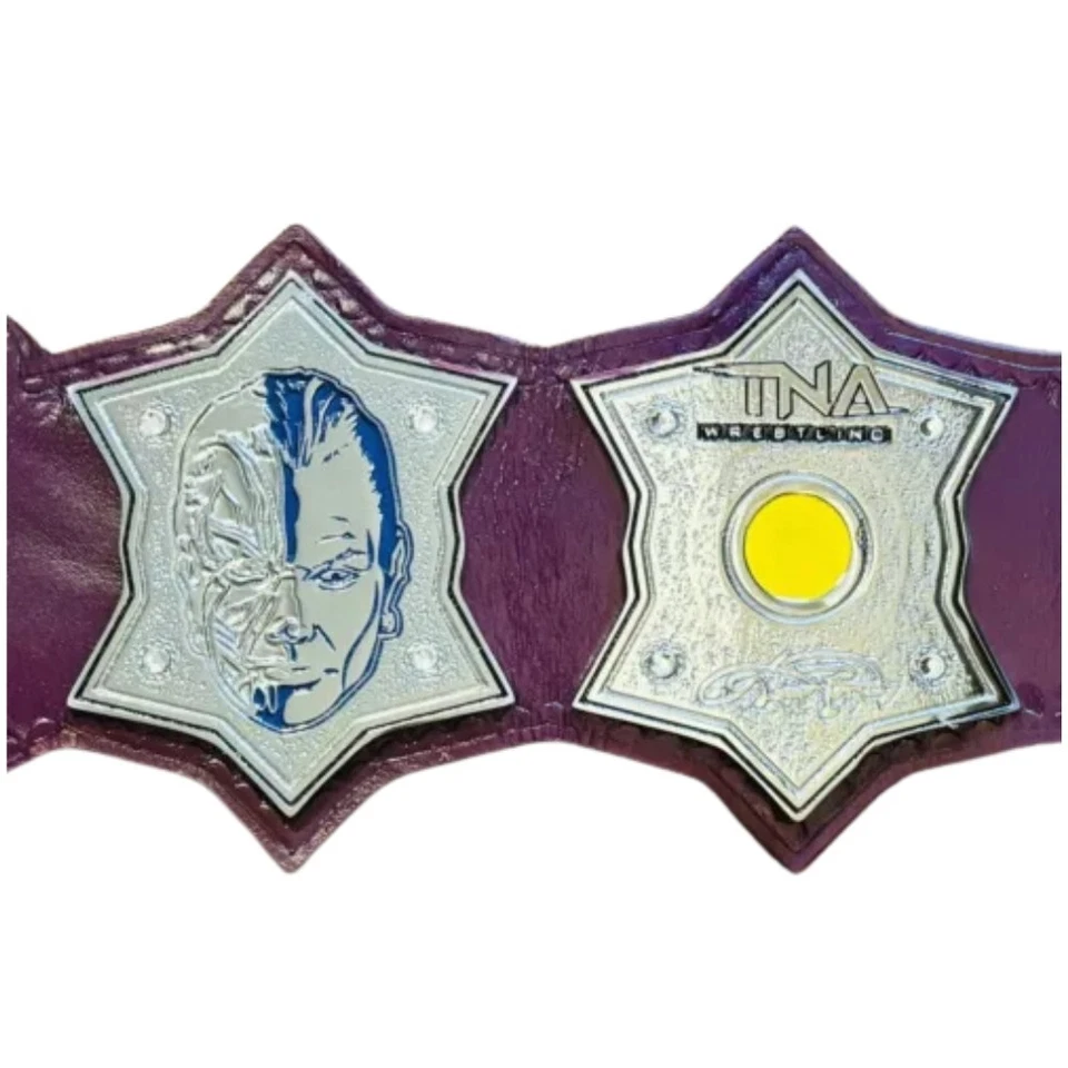 Cinturón de título réplica TNA Jeff Hardy Wrestling Champion 2MM / 4MM Foto 3 de 4