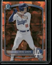2025 Bowman Draft Sapphire #BDC-11 Mike Sirota Orange Sapphire /25