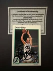 LARRY BIRD Autographed 1991 NBAHoops card CELTICS with COA