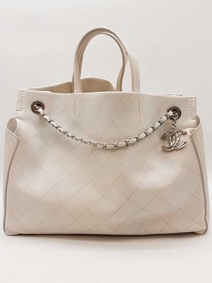 Chanel Quilted Caviar Cc Pocket Tote Bag Eb0326orxzde