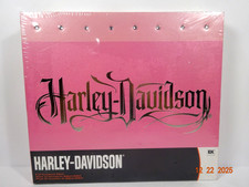 HARLEY-DAVIDSON PINK EMBELLISHED SCRAPBOOK PHOTO ALBUM 10 Pg BOOK 8X8 NEW