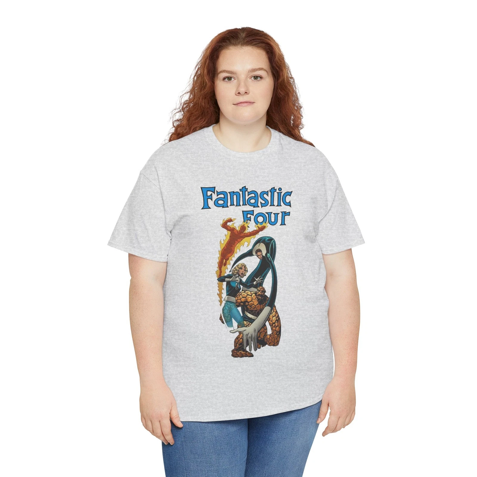 Fantastic Four T-Shirt - John Byrne Art - Thing, Reed Richards - Marvel Comics