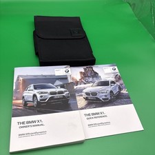 2017 BMW X1 OWNERS MANUAL Quick Reference Guide With Case Included