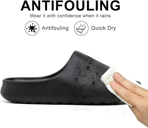 Cloud Slides for Women and Men, Platform Slides Slippers, Non-Slip Eva Slippers - Picture 9 of 19