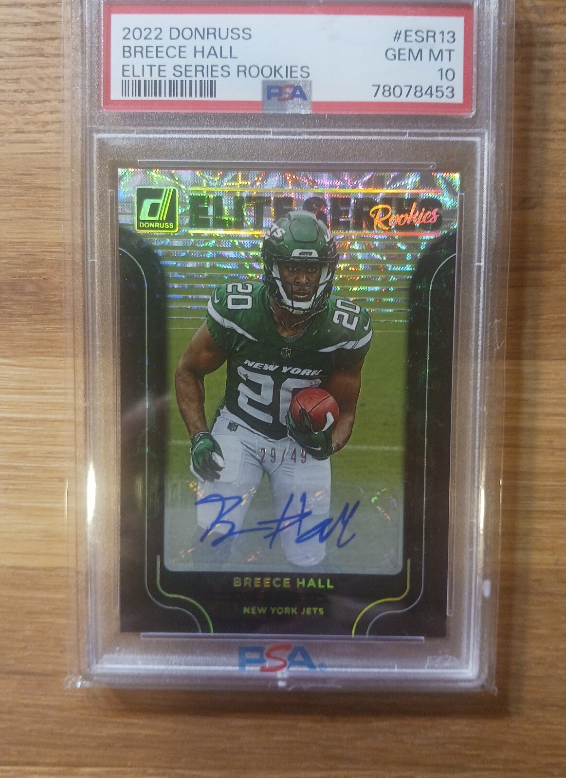 Breece Hall Panini Donruss Elite Series Rookies #ESR13 Base