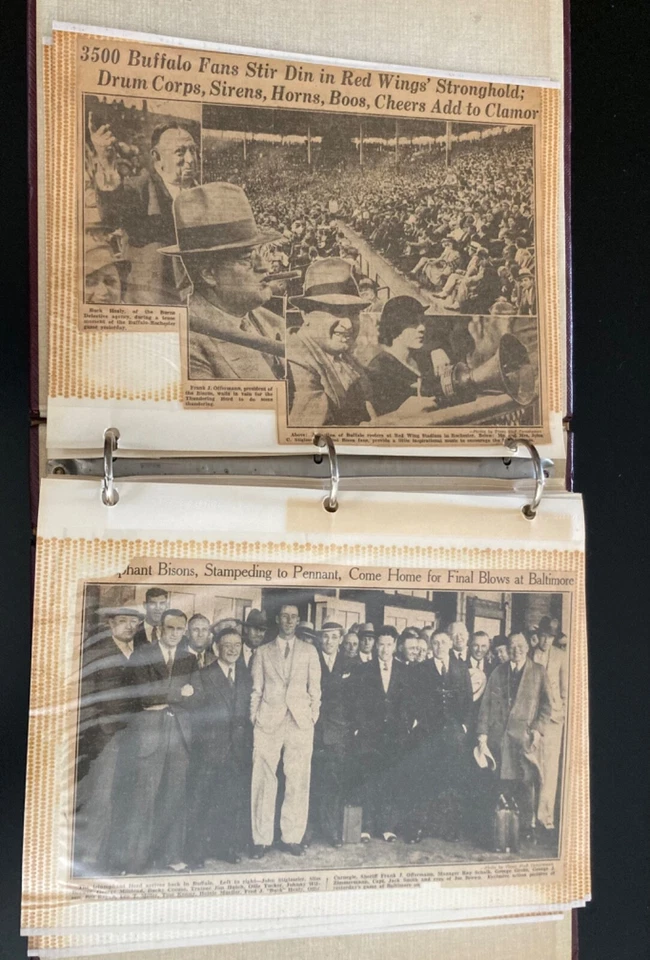 Álbum de recortes de bisontes de búfalo de principios de 1900 con fotos y tarjetas originales Foto 3 de 4