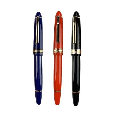 Wing Sung 629 Resin Piston Ink-absorbing Fountain Pen EF/F Iridium Nib Ink Pen
