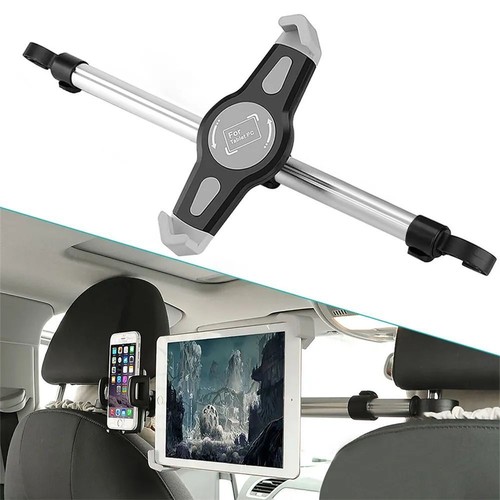 Soporte universal para tablet de coche reposacabezas soporte para coche iPad Switch extensible - Imagen 6 de 9