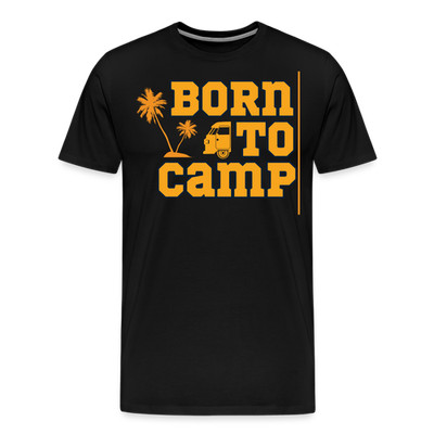 Born to Camp Camping Vanlife Premium T-Shirt Herren